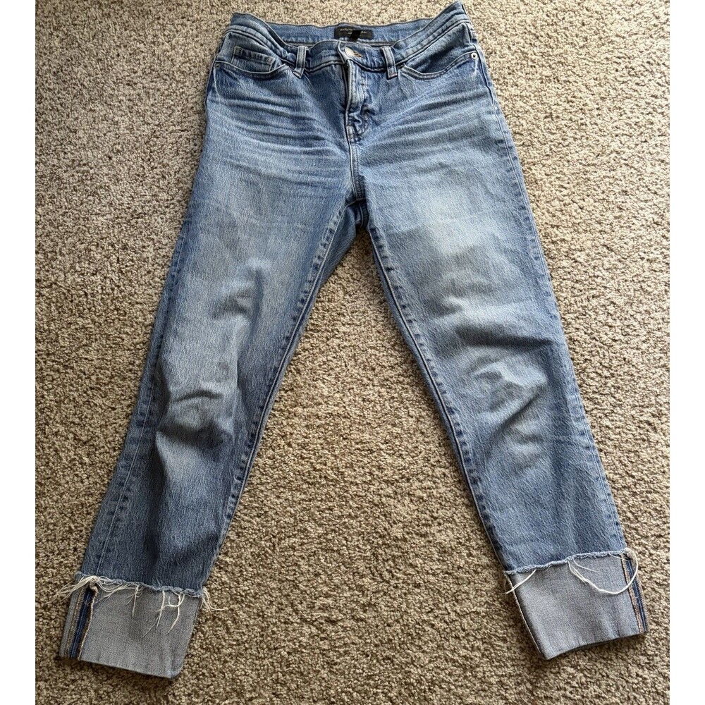 Women's Banana Republic Cuffed Slouch Jeans, Size 25/0